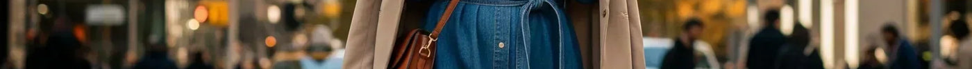 Comment porter une robe chemise en jean avec blazer - look urbain chic et professionnel