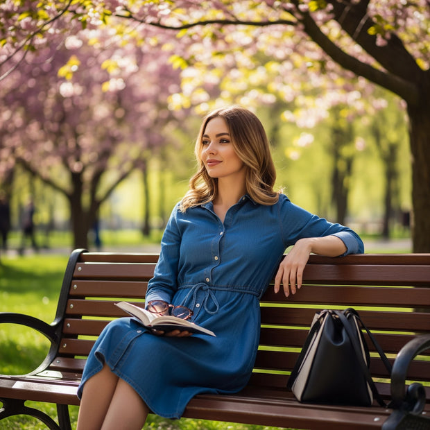 <h1>Robe en Jean</h1>