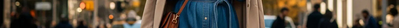 Comment porter une robe chemise en jean avec blazer - look urbain chic et professionnel