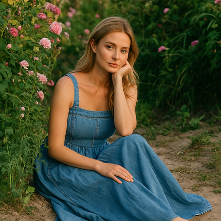 Collection image for: Robe en Jean Longue