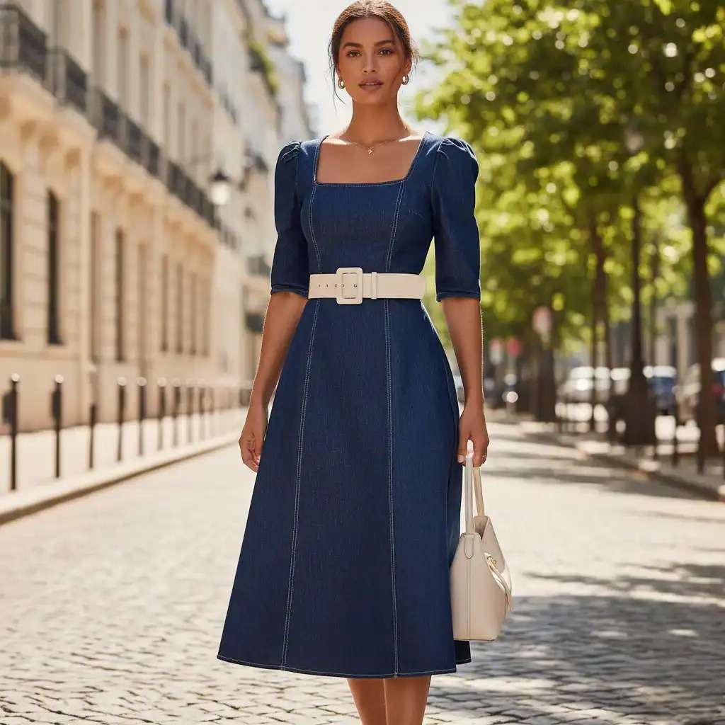 Robe en Jean Chic Image