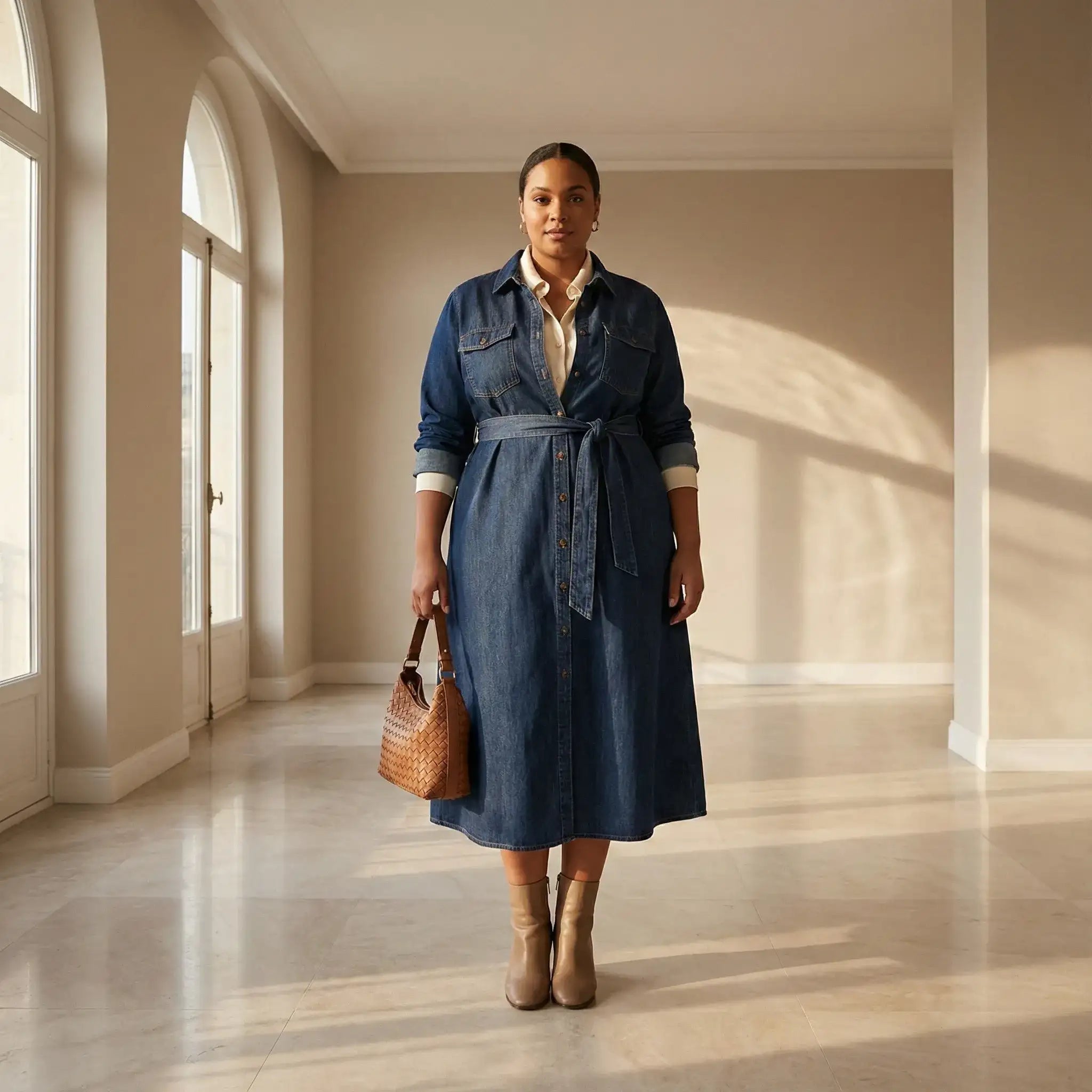 Robe en Jean Grande Taille Image