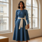 Robe en Jean Manches Longues