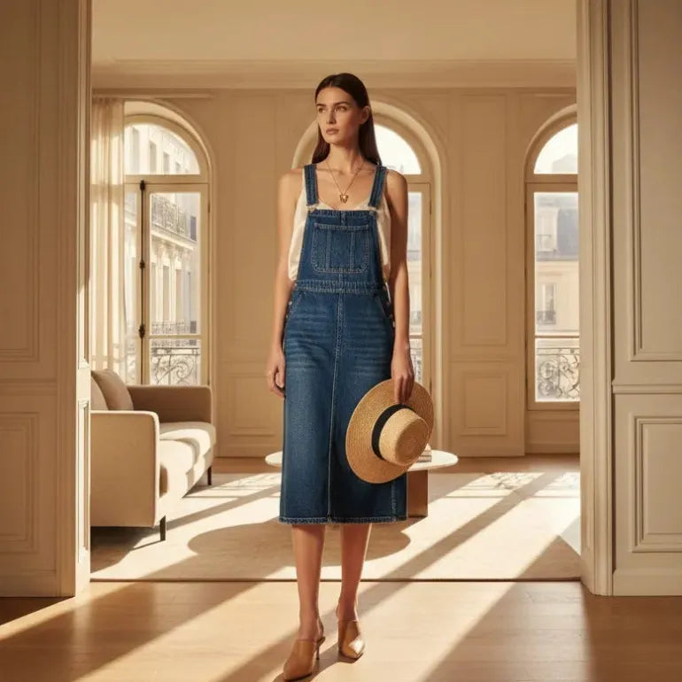 Robe Salopette en Jean Image