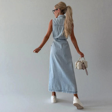 Robe en Jean Femme Longue