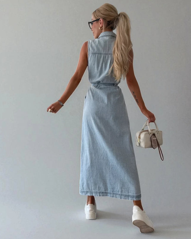 Robe en Jean Femme Longue