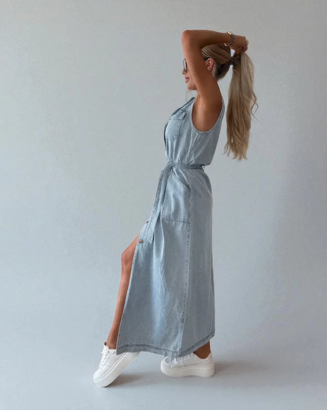 Robe en Jean Femme Longue