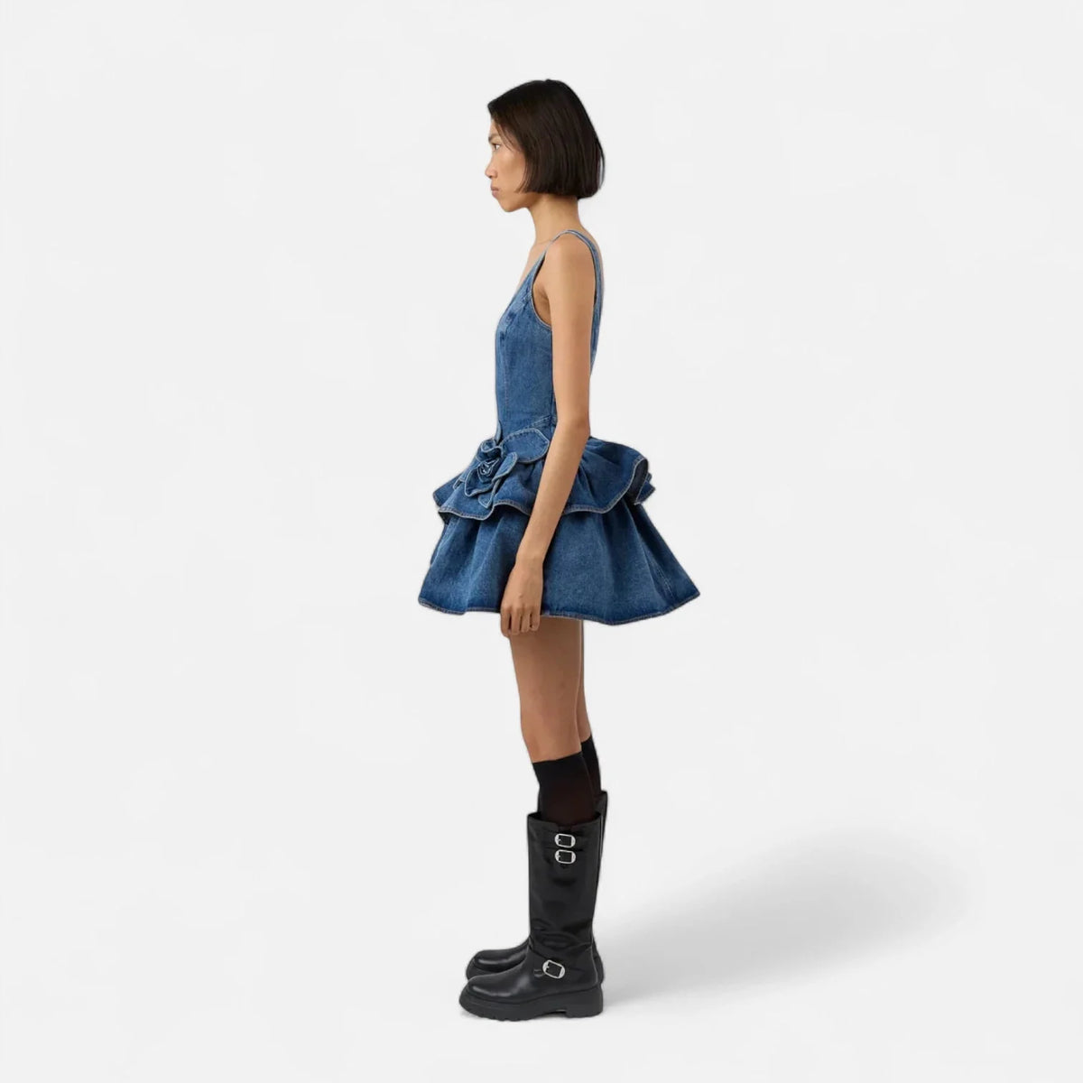 Robe en jean fashion