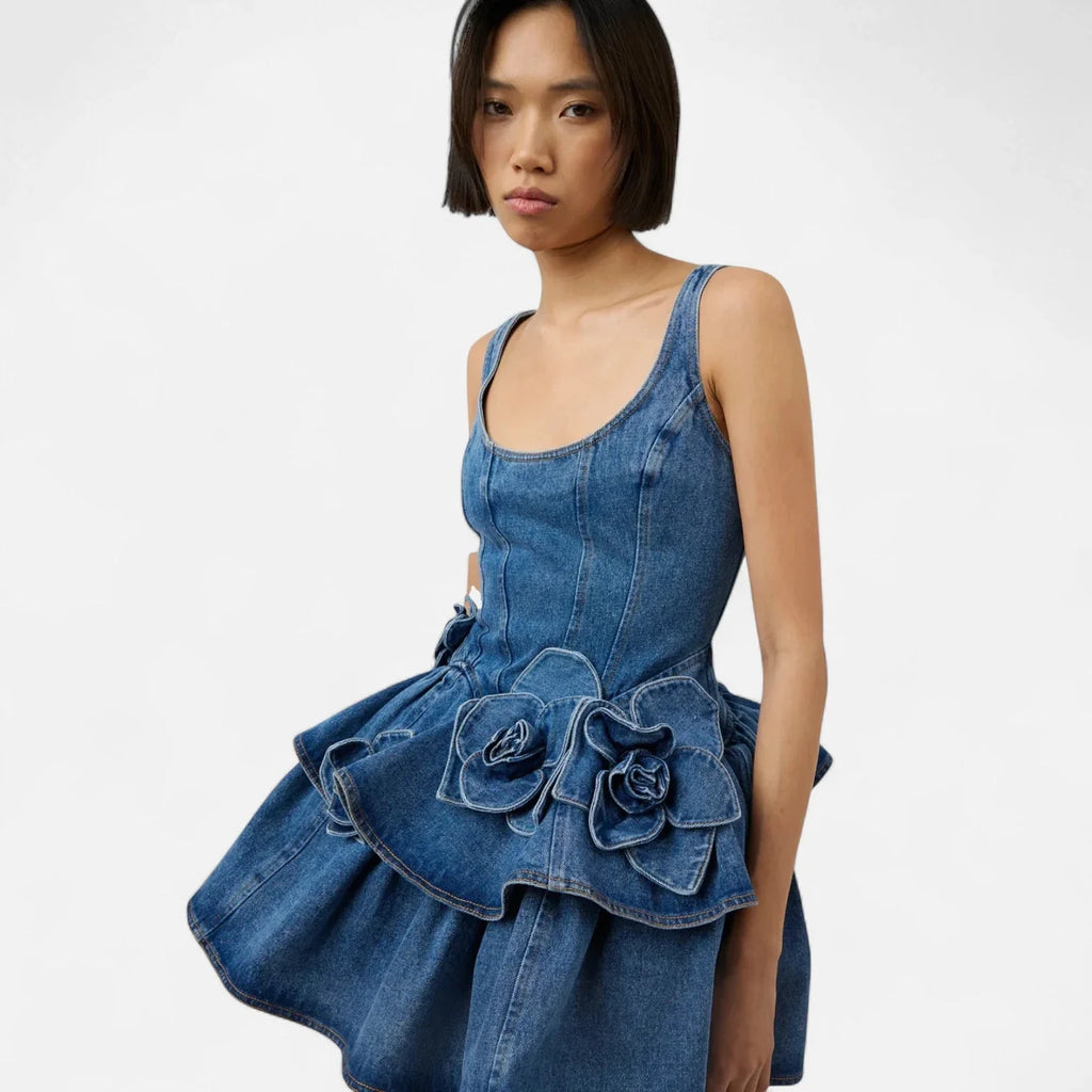 Robe en jean fashion