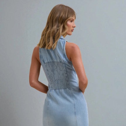 Robe Longue Bleu Jean