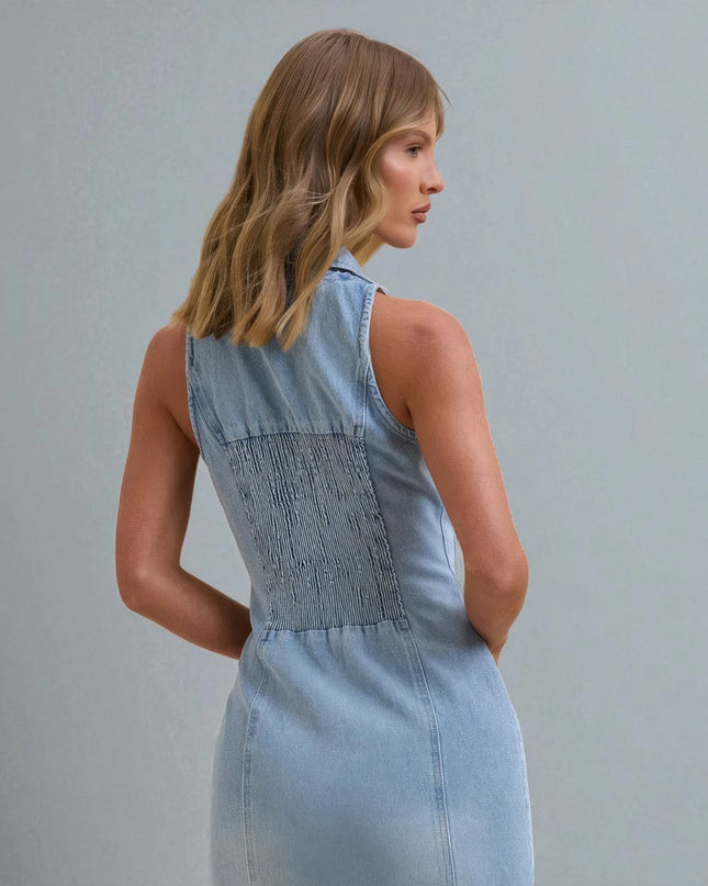 Robe Longue Bleu Jean