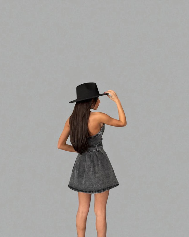 Robe en Jean Femme Courte