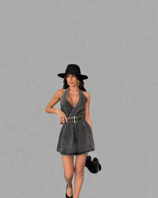 Robe en Jean Femme Courte