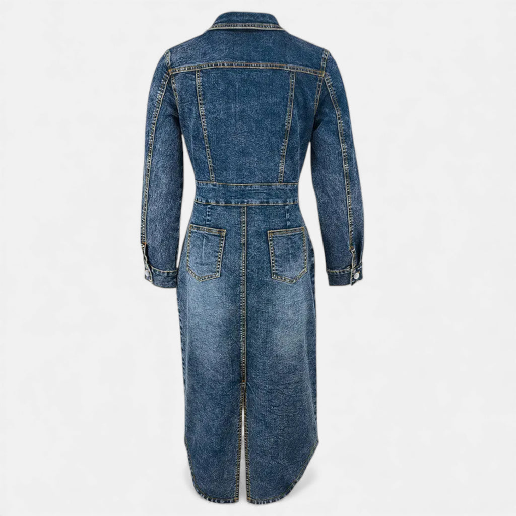 Robe en jean hiver femme