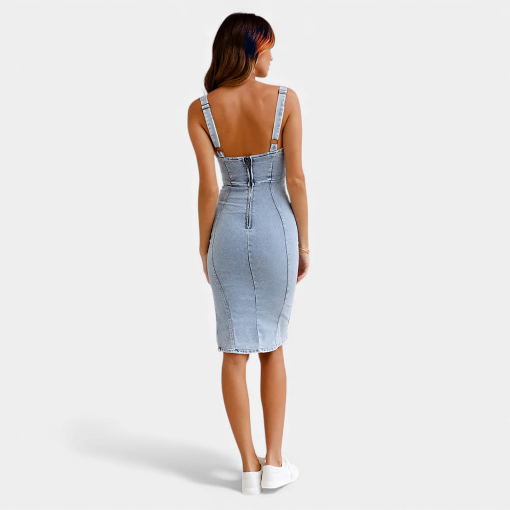 Robe en jean stretch