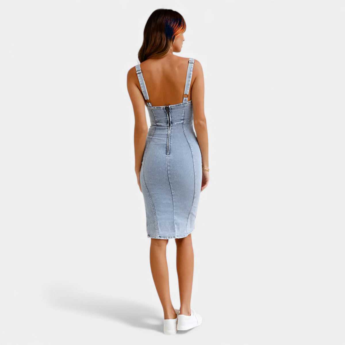 Robe en jean stretch