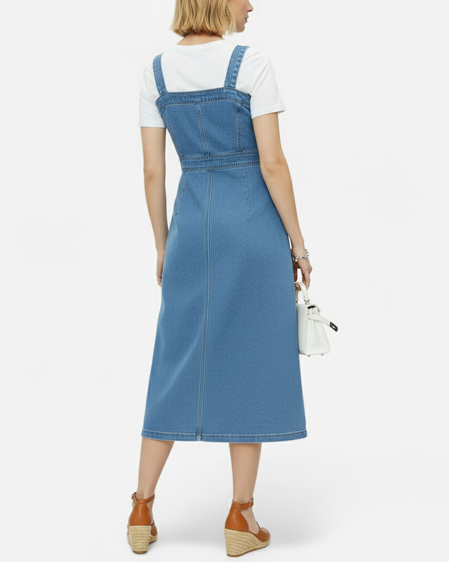 Robe tablier en jean