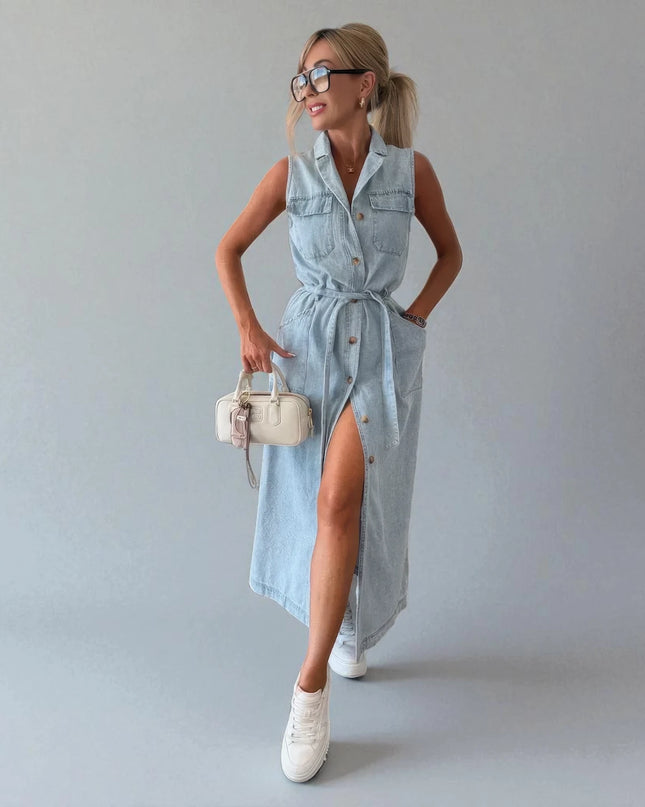 Robe en Jean Femme Longue