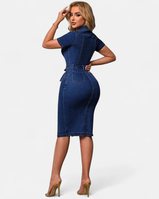 Belle robe en jean