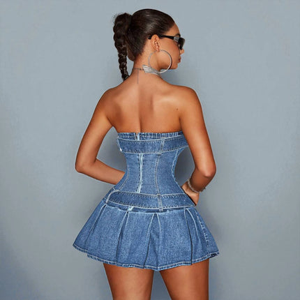 Robe en Jean Corset