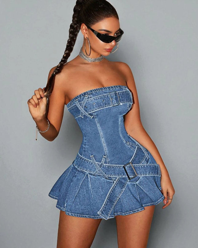 Robe en Jean Corset