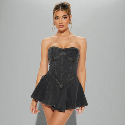 Robe de soirée en jean