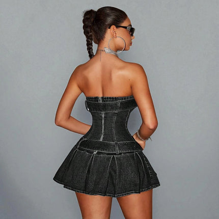 Robe Patineuse en Jean