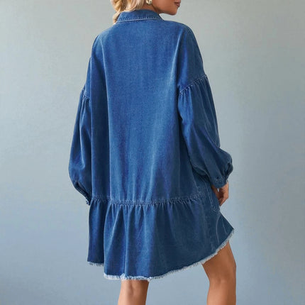 Robe Chemise Courte en Jean