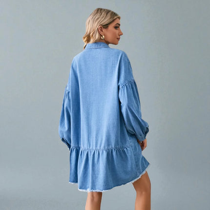 Robe Chemise en Jean Oversize