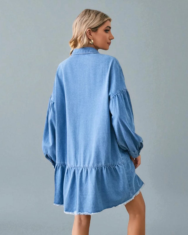 Robe Chemise en Jean Oversize