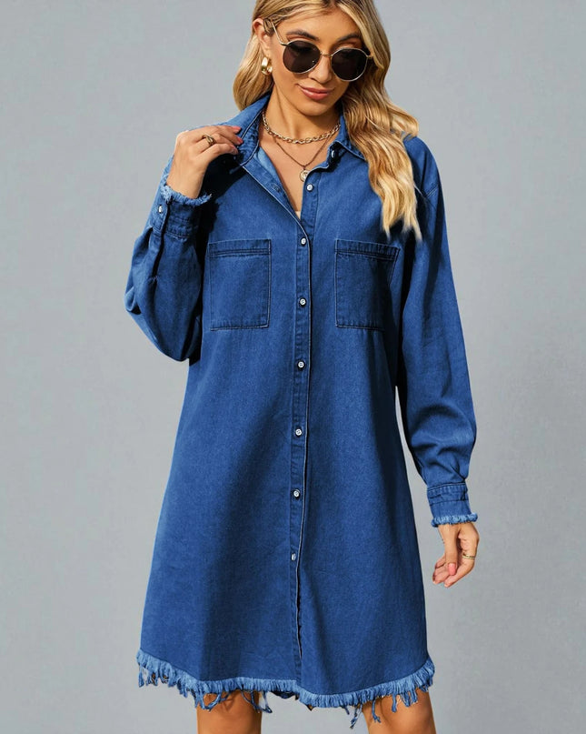 Robe Chemisier en Jean