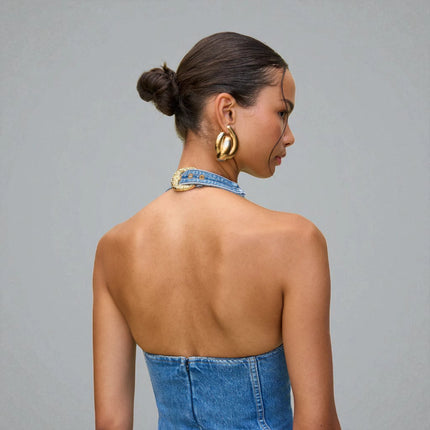Robe Courte en Jean