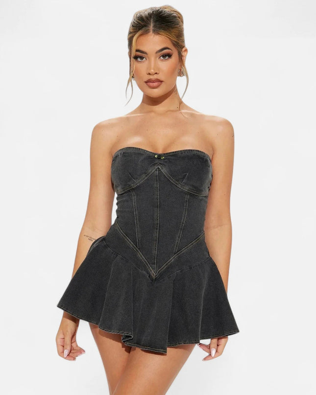 Robe de soirée en jean