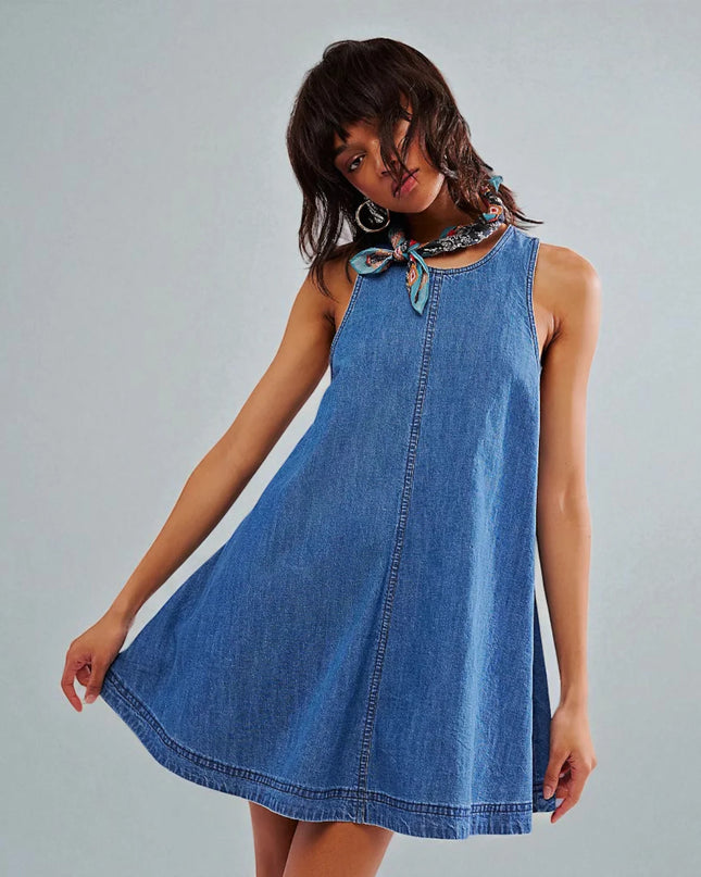 Robe en Jean Ample