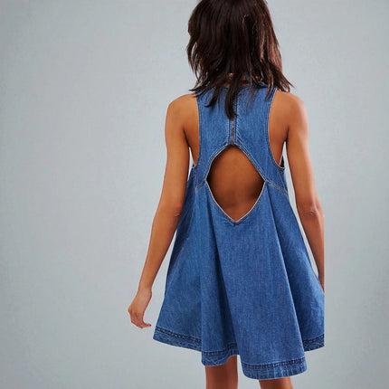Robe en Jean Ample