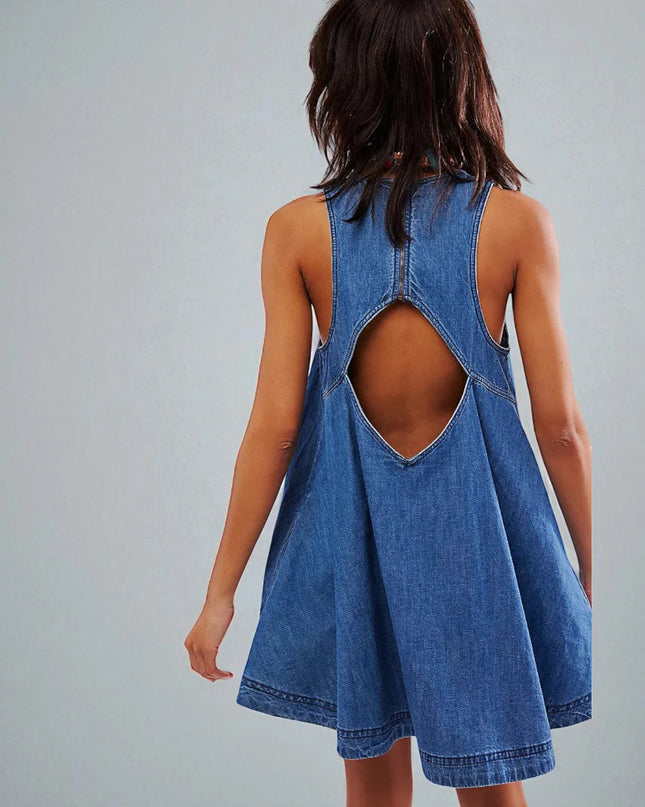 Robe en Jean Ample
