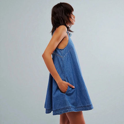 Robe en Jean Ample