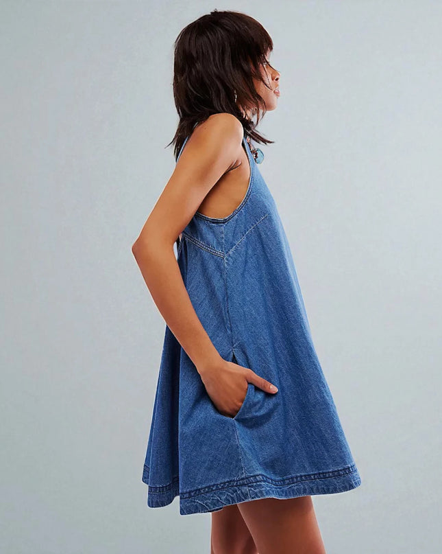Robe en Jean Ample