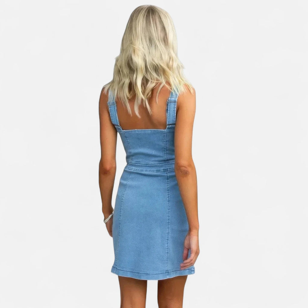 Robe en jean ajustée