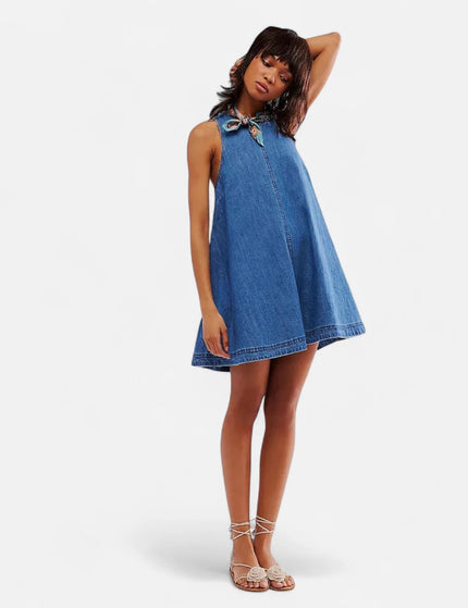 Robe en jean ample