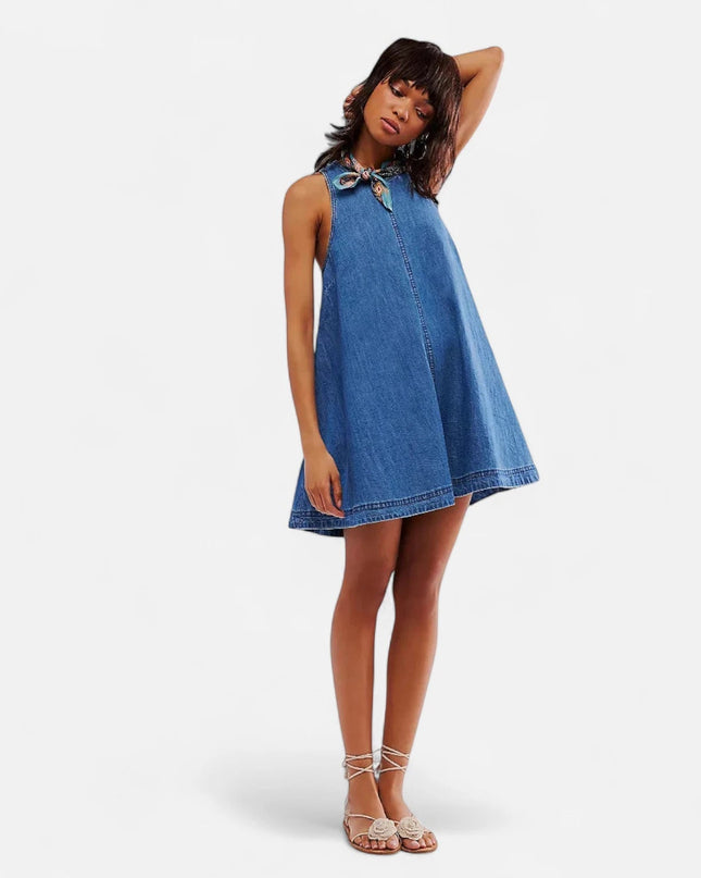 Robe en jean ample