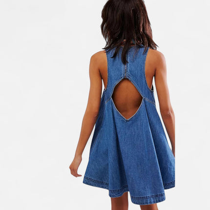 Robe en jean ample