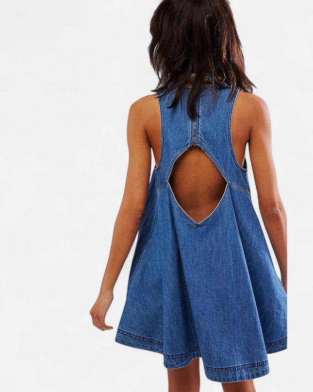 Robe en jean ample