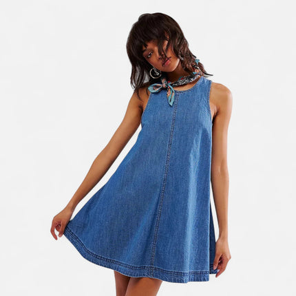 Robe en jean ample