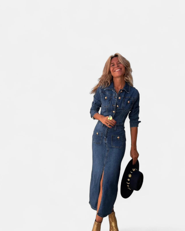 Robe en jean automne