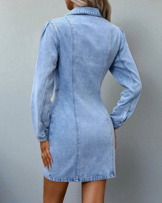 Robe en Jean Bleu Clair