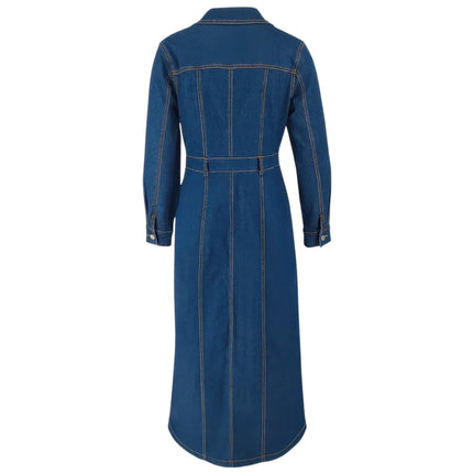 Robe en Jean Boutonnée Devant