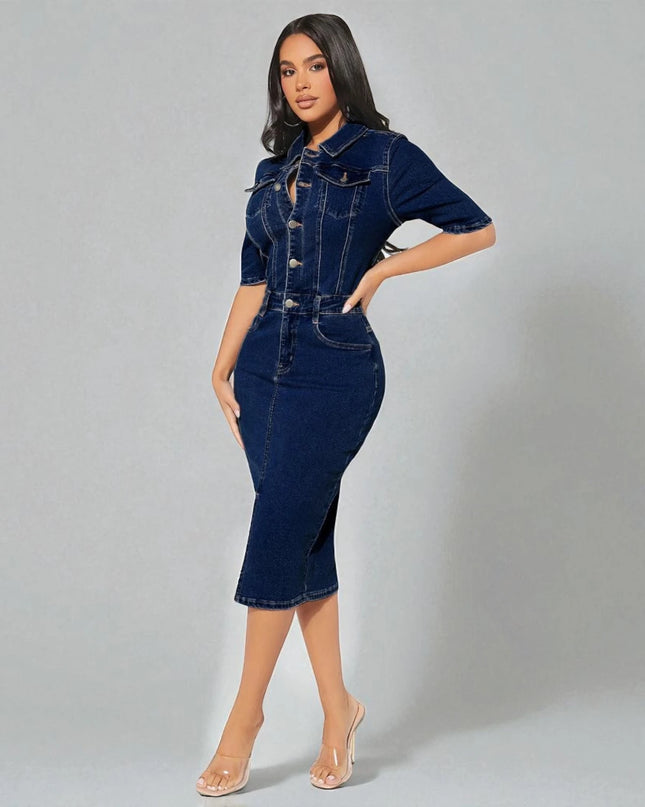 Robe en Jean Brut