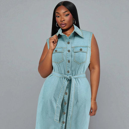 Robe en Jean Grande Taille