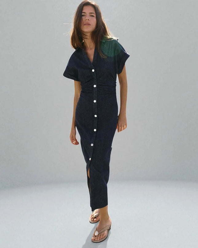 Longue Robe en Jean Femme